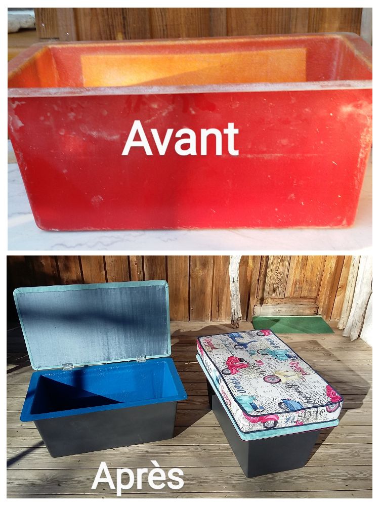 caisson rouge revisité